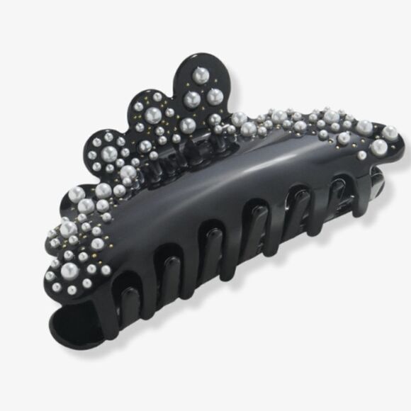 Baublebar Hair Clip Black Pearls - Picture 1 of 5
